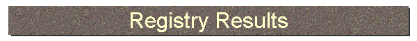 Registry Results